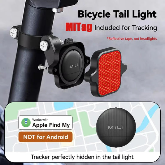 Bicycle Airtag Tracker Reflective Bracket For Anti-Theft Security