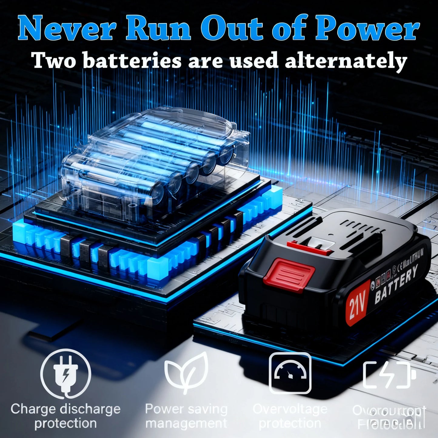 Power Blaster Plus Cordless Pressure Washer For Car Cleaning