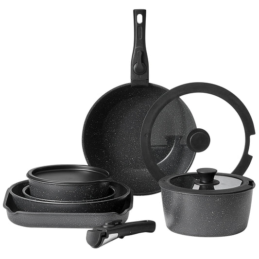 VEVOR 17 Piece Nonstick Cookware Set for Modern Kitchens