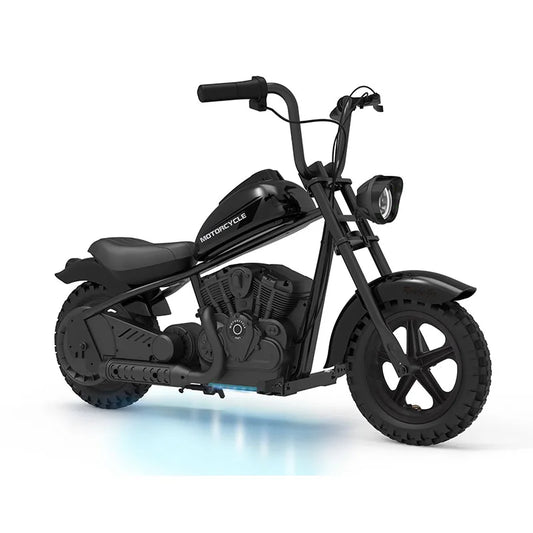 Electric Motorcycle For Kids 24V 250W Two Speed Up To 14MPH 60Min LED Lights