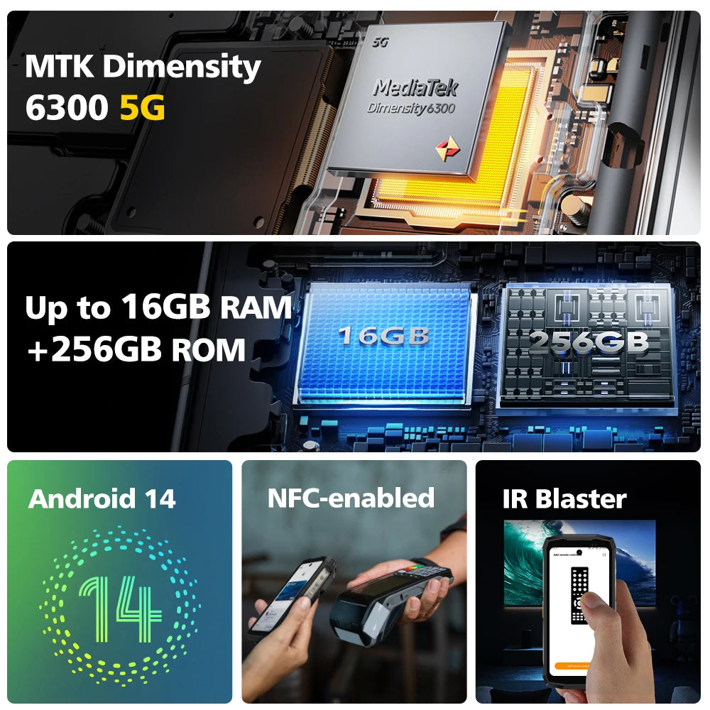 Ulefone Armor Mini 20 Pro 5G Rugged Smartphone 64MP Camera