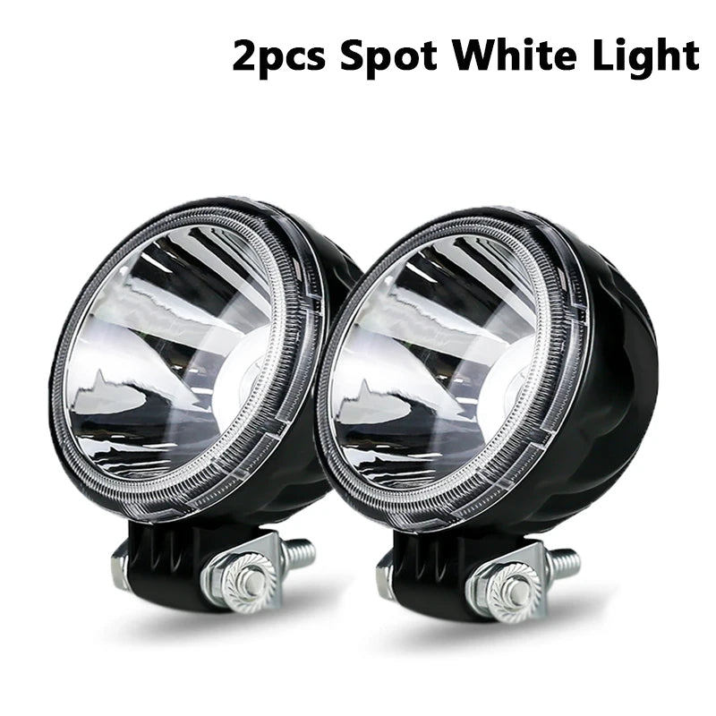 ANMINGPU Led Work Light Spotlight 2 Pack For Offroad Vehicles