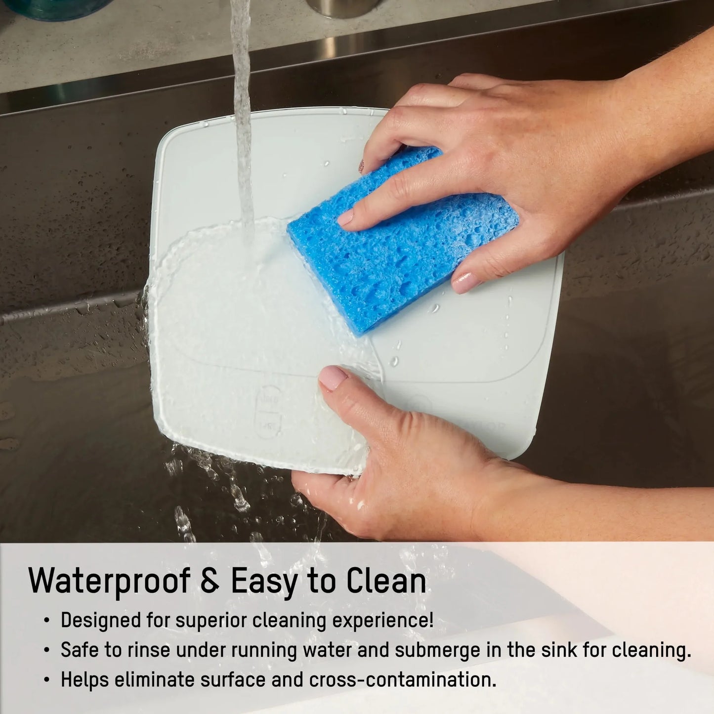 Waterproof Digital Kitchen Scale for Cooking and Meal Prep