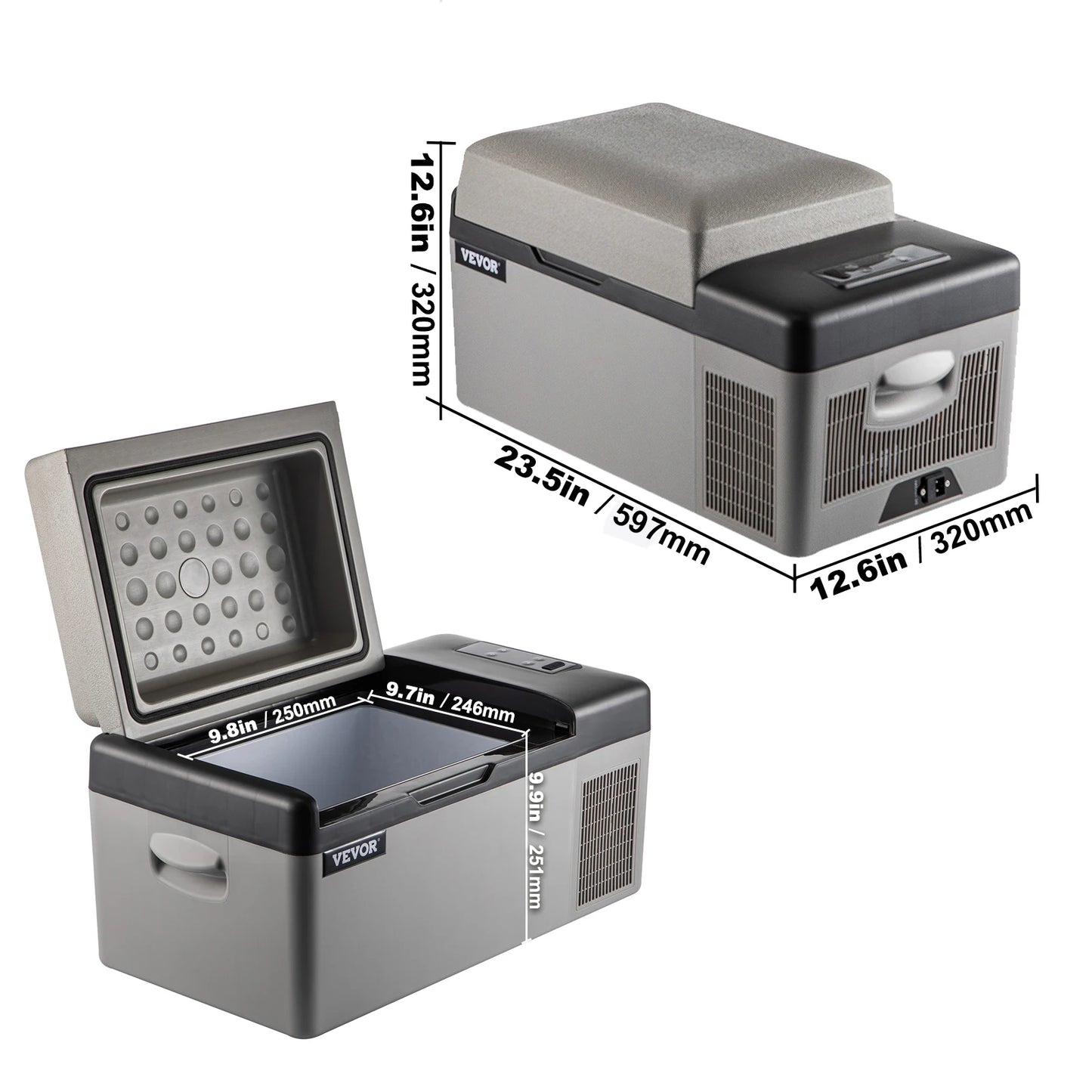 Portable Electric Car Refrigerator for Travel and Outdoor Adventures