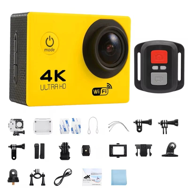 Ultra HD Action Camera With WiFi For Indoor And Outdoor Adventures