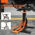 Dirt Bike Lift Stand Adjustable Heavy Duty Motorcycle Jack 440 Lbs 10 to 18 Inches