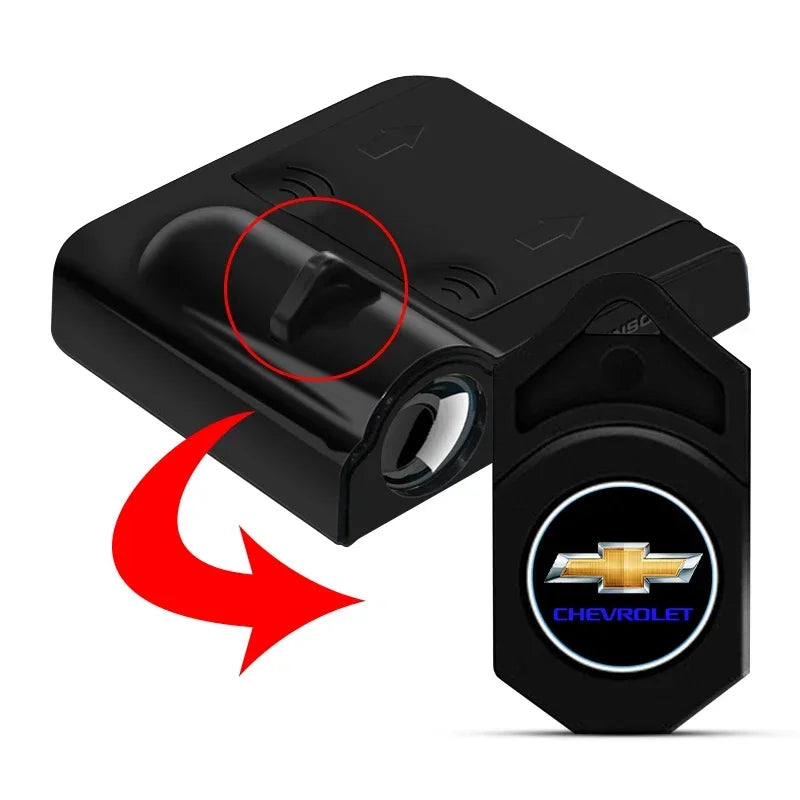 Chevrolet Car Door Projector Lamps LED Welcome Light