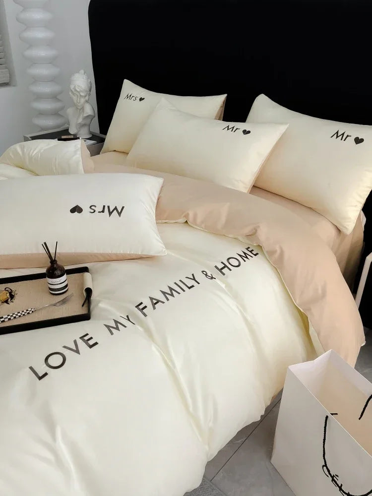 Nordic Luxury Egyptian Cotton Bedding Set for Ultimate Comfort