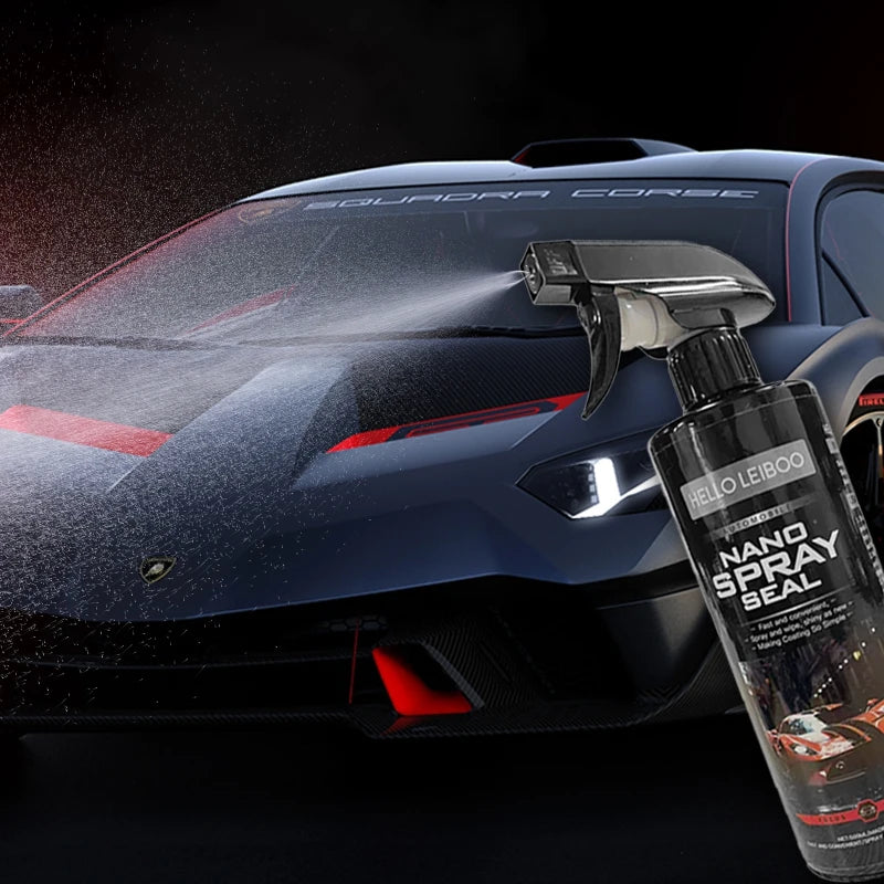 LEIBOO 10H Car Coating 500ML Nano Liquid Glass Plated Crystal Hydrophobic Waterproof Polishing Paint Hardness Car Polish Wax