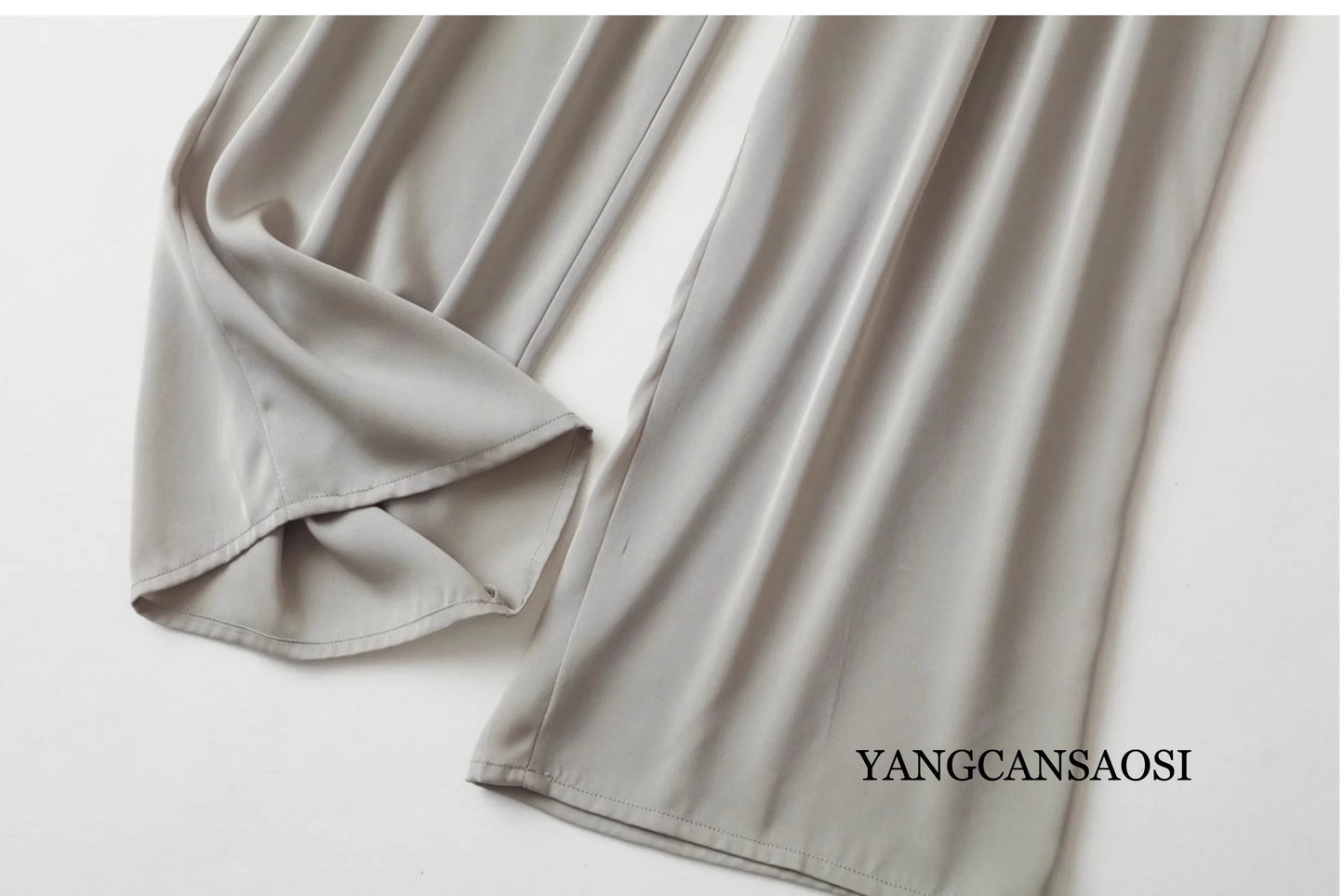Women's Natural Silk Casual Pants for Summer Comfort