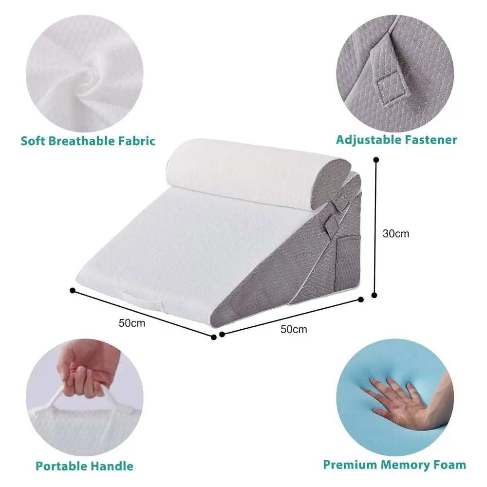 ZhejiangChoice Comfortable Wedge Pillow Adjustable Triangle