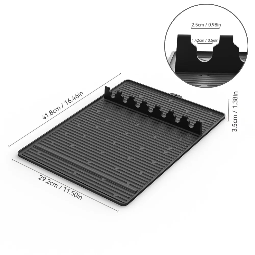 Silicone Griddle Tools Mat for Food Grade BBQ Accessories