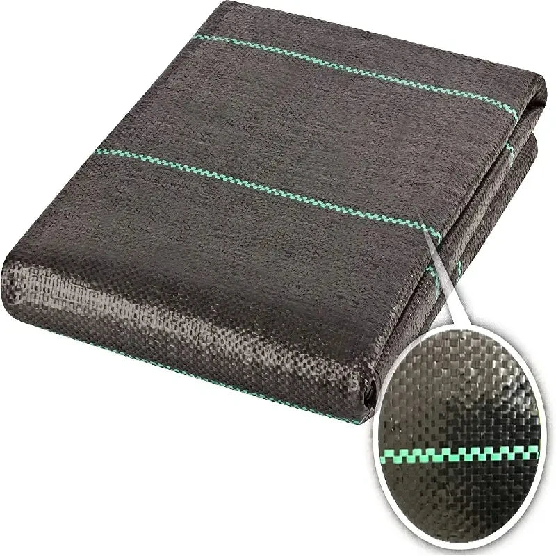 Weed Barrier Fabric Heavy Duty Woven Weed Control Fabric Non Slip Outdoor Rubber Floor Mats Polyethylene Ground Cover