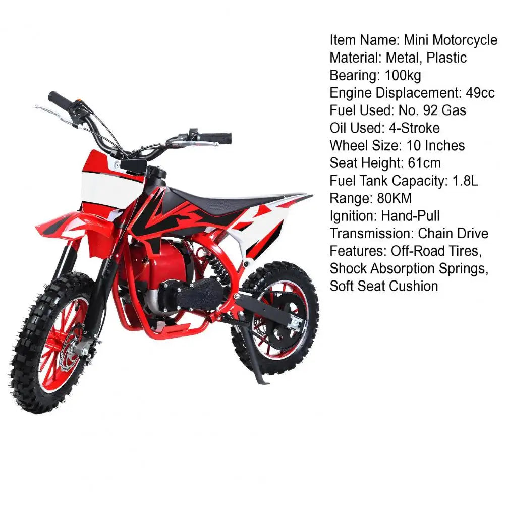 49cc 4 Stroke Pocket Motorbike Toy With Disc Brakes