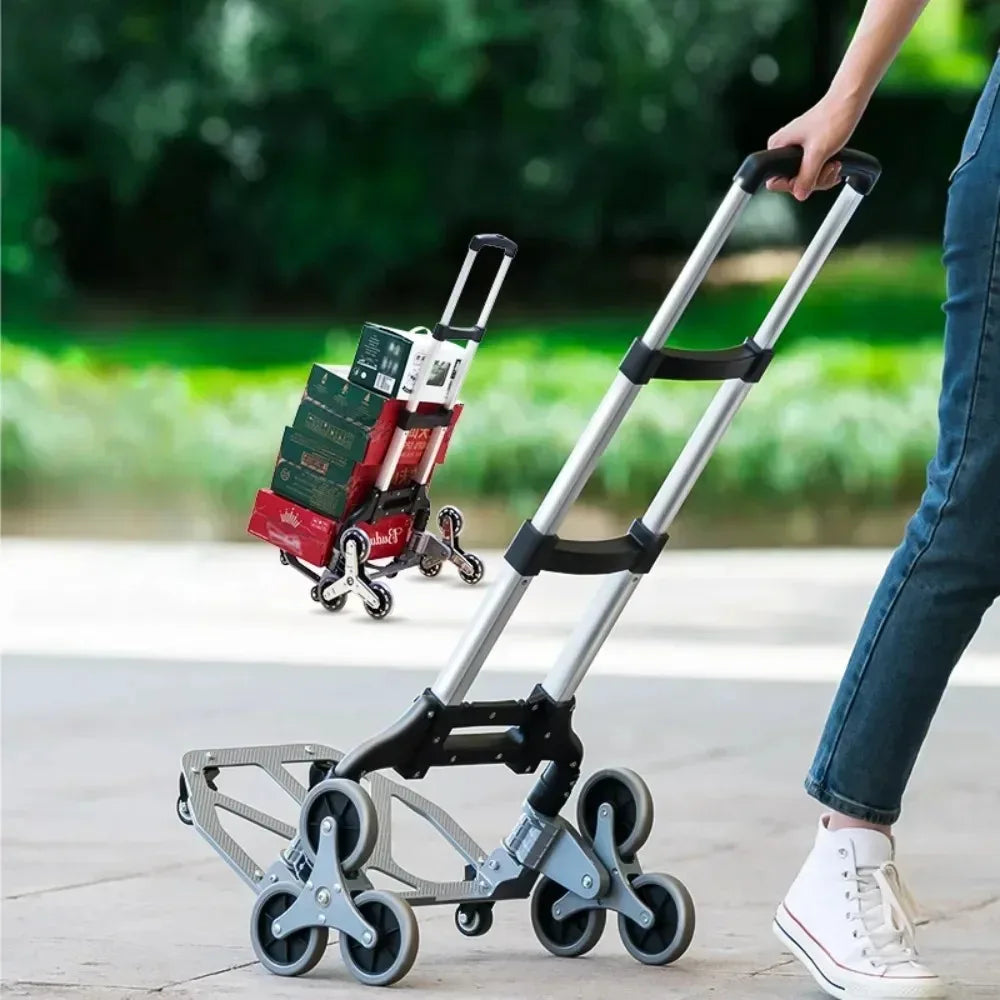 Choice Portable Trolley Cart Aluminum Folding Stair Climber