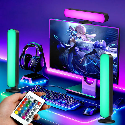 Music Sync LED Night Light Bars for Gaming and Relaxation