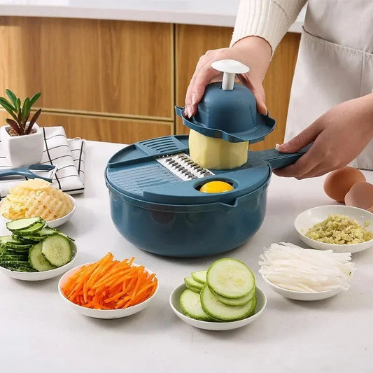 Multi-Function Vegetable Chopper and Grater for Effortless Meal Prep
