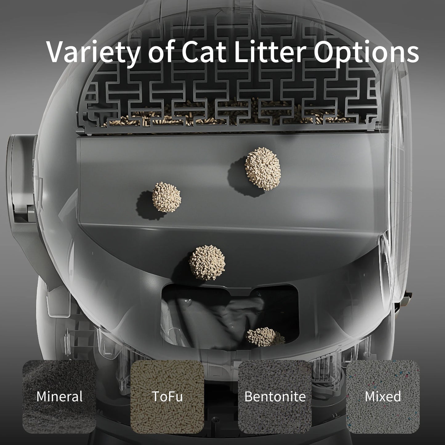 REDSASA Automatic Smart Cat Litter Box With APP Control