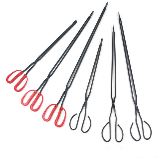 Long Handle BBQ Tongs for Easy Grilling and Cleaning