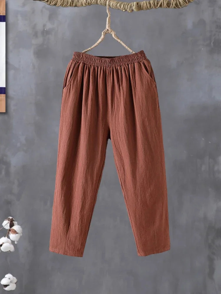 Casual Loose Harem Pants for Women Summer Comfort Wear