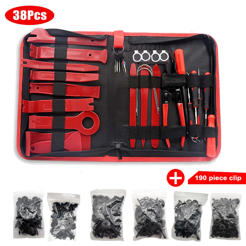 JOIGVFNH 38Pcs Car Trim Removal Tool Set For Door Panel
