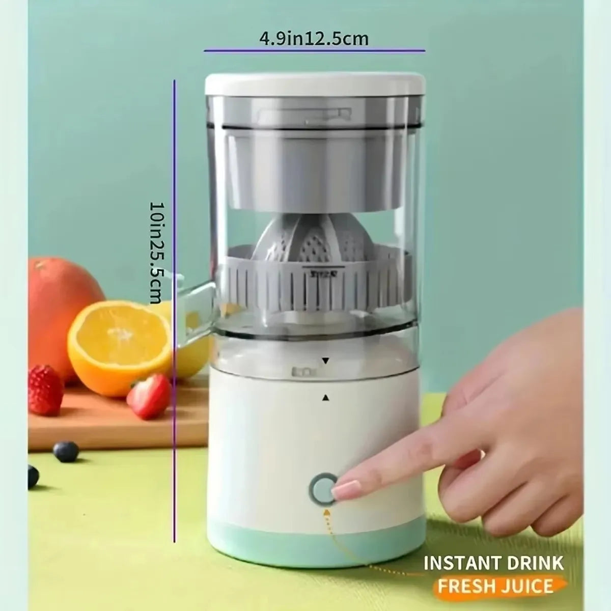Portable Automatic Fruit Juicer with Residue Separation Technology