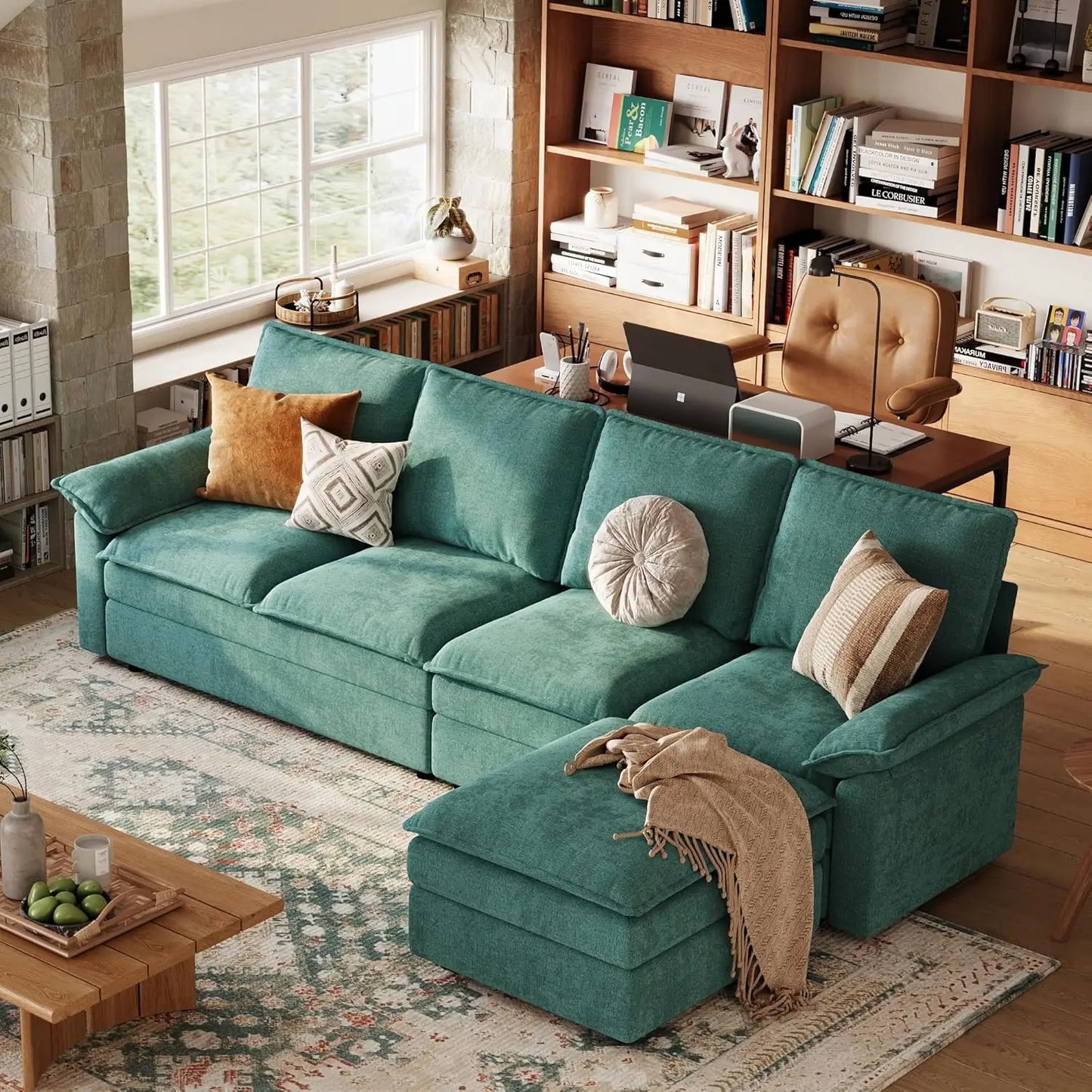 Guangbai Modular L Shaped Sectional Sofa With Chaise