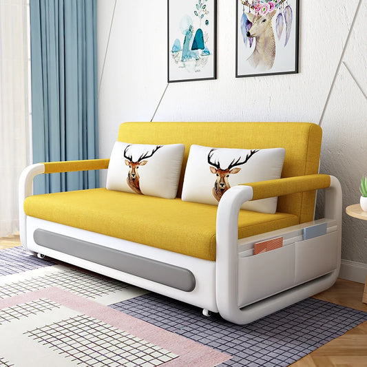 Modern Luxury Folding Sofa Bed with Storage for Living Room