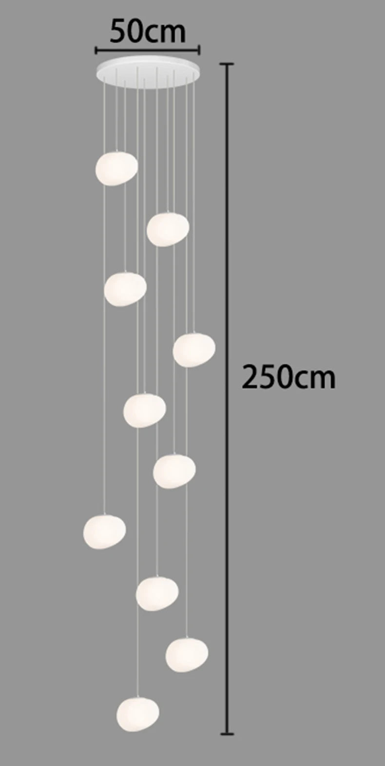 Modern Home Decor LED Pendant Lights for Living Room and Dining Room Adjustable Hanging Lamps with Remote Control