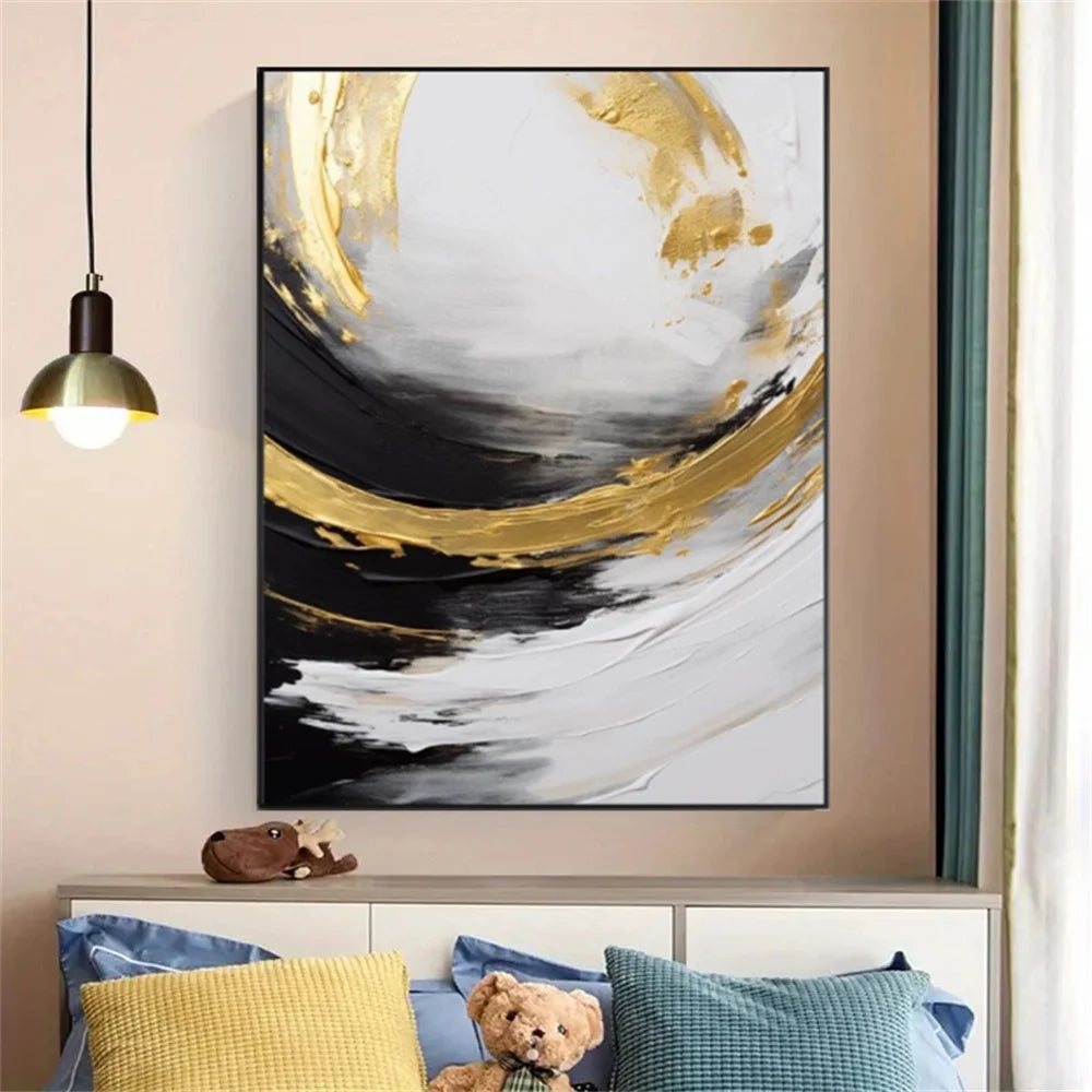 Homarlt Abstract Oil Painting On Canvas Modern Wall Art