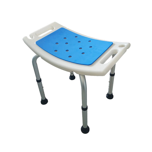 Choice Adjustable Height Shower Chair Non Slip Foam Cushion