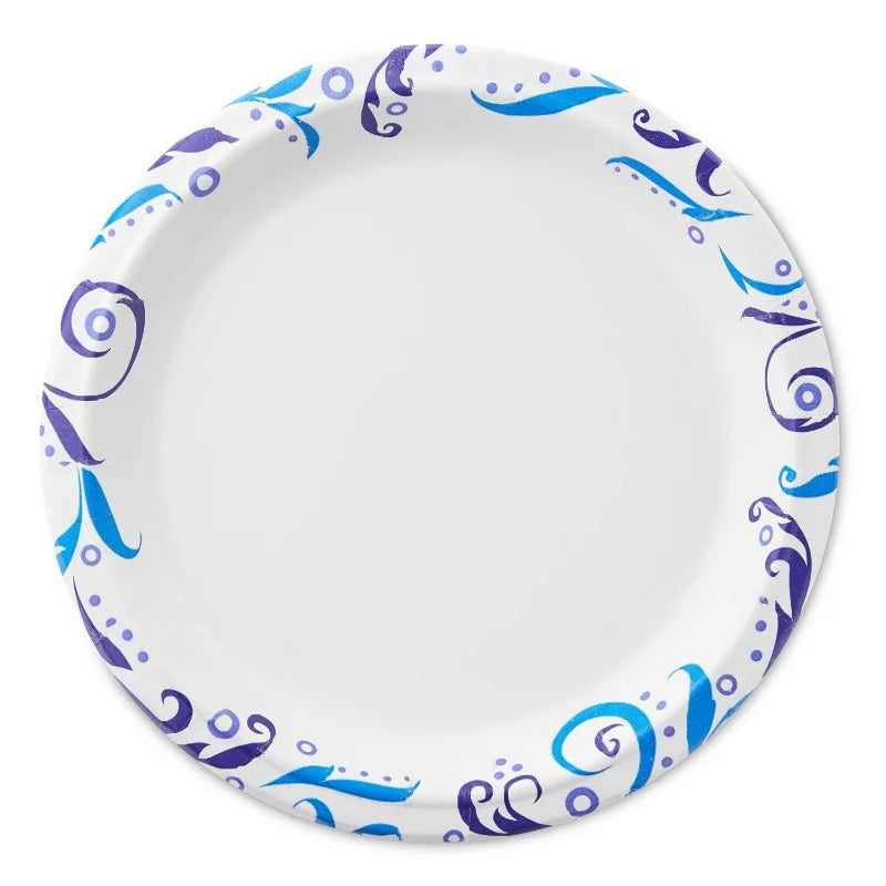 Everyday Disposable Paper Plates for Parties and Celebrations