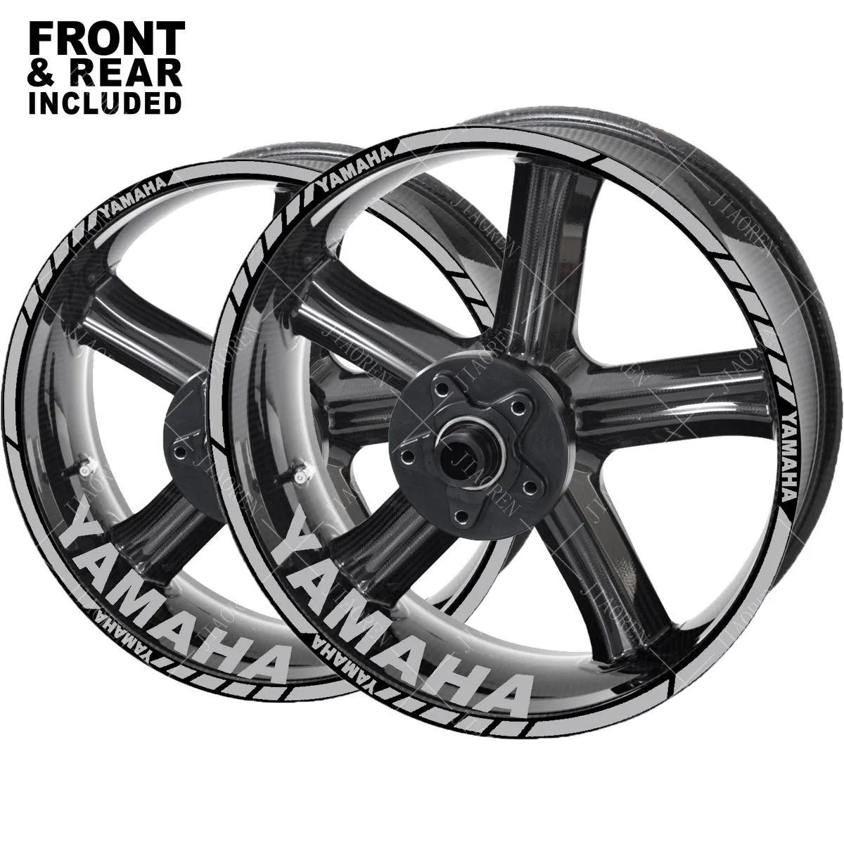 Yamaha Wheel Logo Sticker Rim Decal Vinyl Set Kit Pro