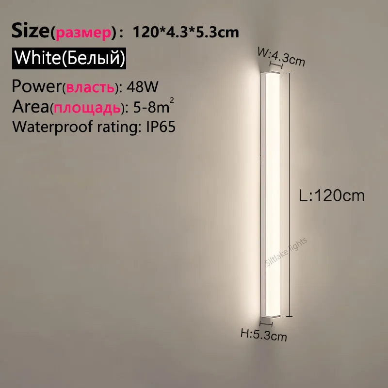 SLL LED Outdoor Wall Light IP65 Waterproof Villa Porch Lamp