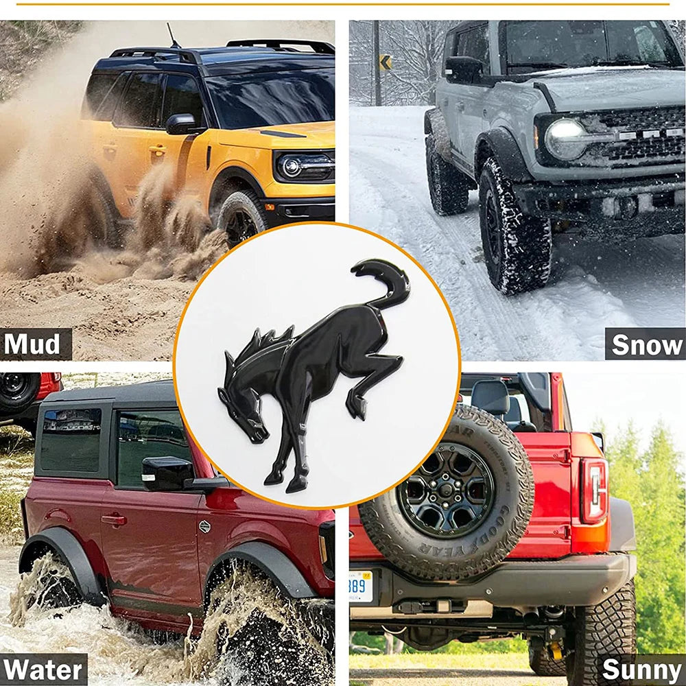 3D Animal Emblem Decals For Ford Bronco Sport Accessories