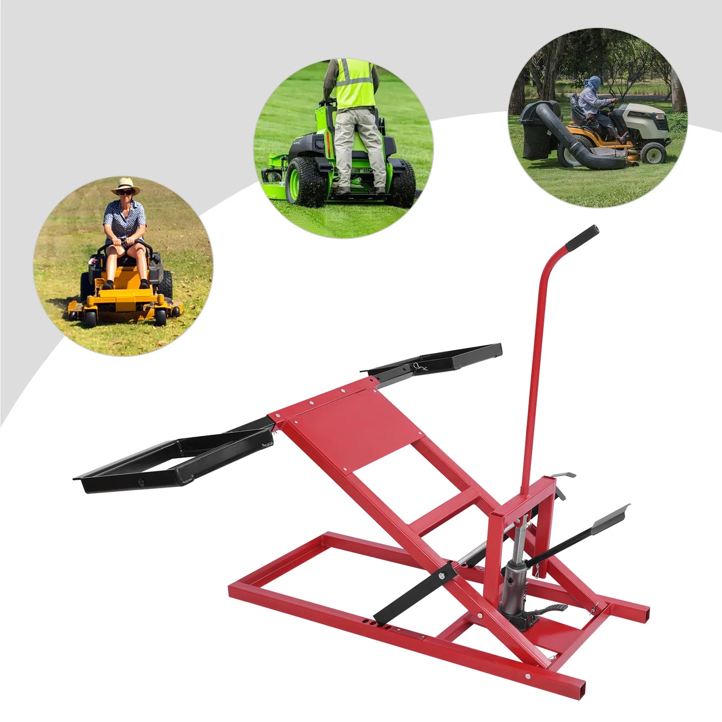 Bymaocar Lawn Mower Lift Hydraulic Lift Jack For Garden Tractors