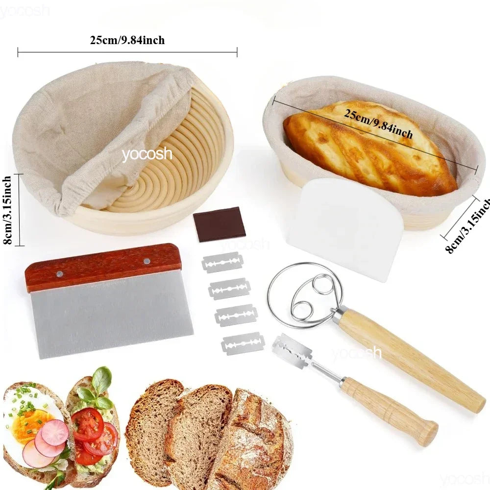 Professional Baking Kit with Sourdough Starter Jar and Tools