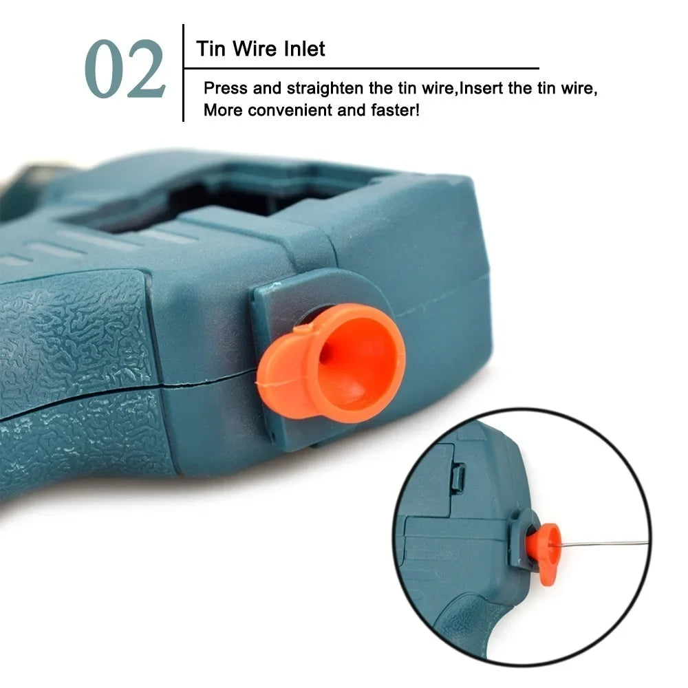 Stonego Hand Held Internal Heating Soldering Iron Automatic Tin Gun Soldering Station Welding Repair Tool 110V 220V