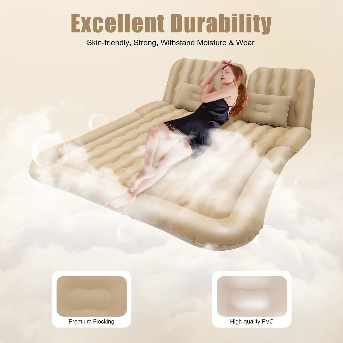 Inflatable SUV Air Mattress for Camping and Travel Adventures