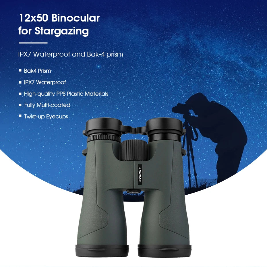 Svbony SA203 Binoculars Waterproof BAK4 IPX7 For Birdwatching