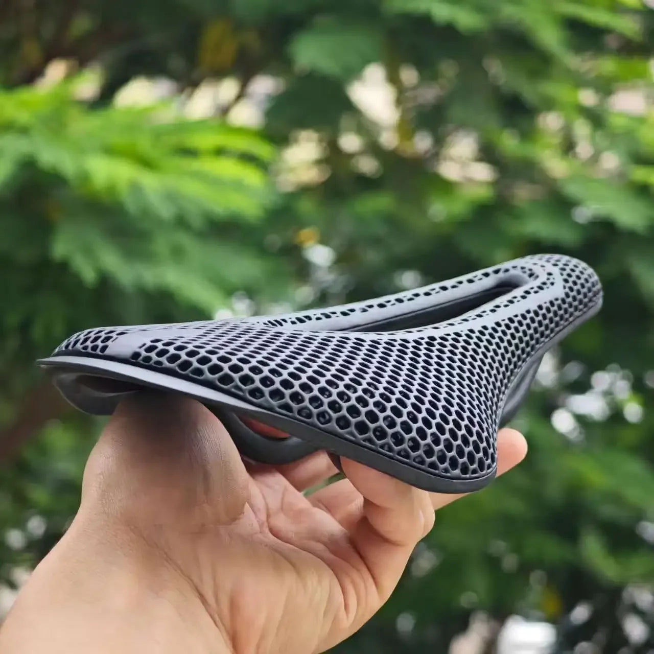 GOLDIX 3D Printed Carbon Bicycle Saddle Ultralight Honeycomb Structure RoadRace