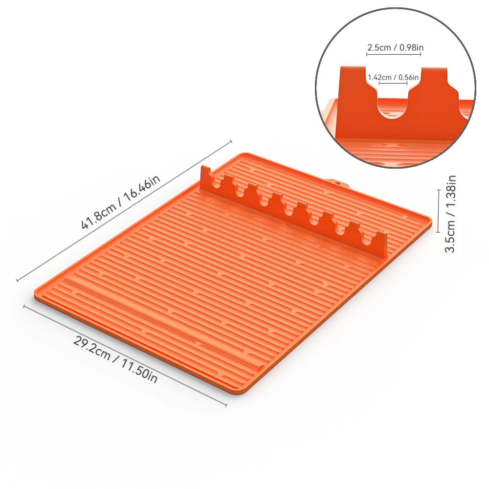 Silicone Griddle Tools Mat for Food Grade BBQ Accessories
