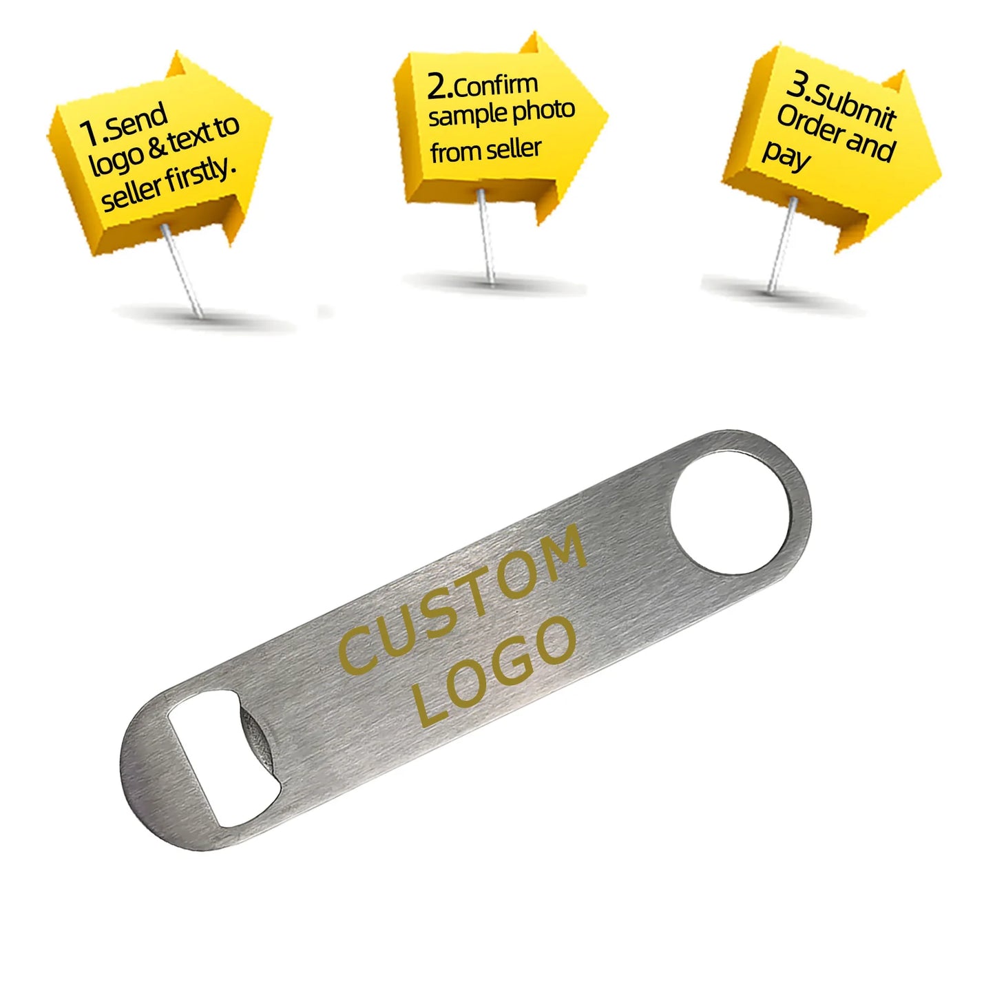 Feature Fast Lever Bottle Opener Stainless Steel Pro Bar Accessory