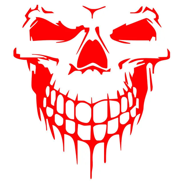 Car Sticker Skull Decal Horrific Skeleton Vinyl Removable Waterproof Auto Styling Accessories