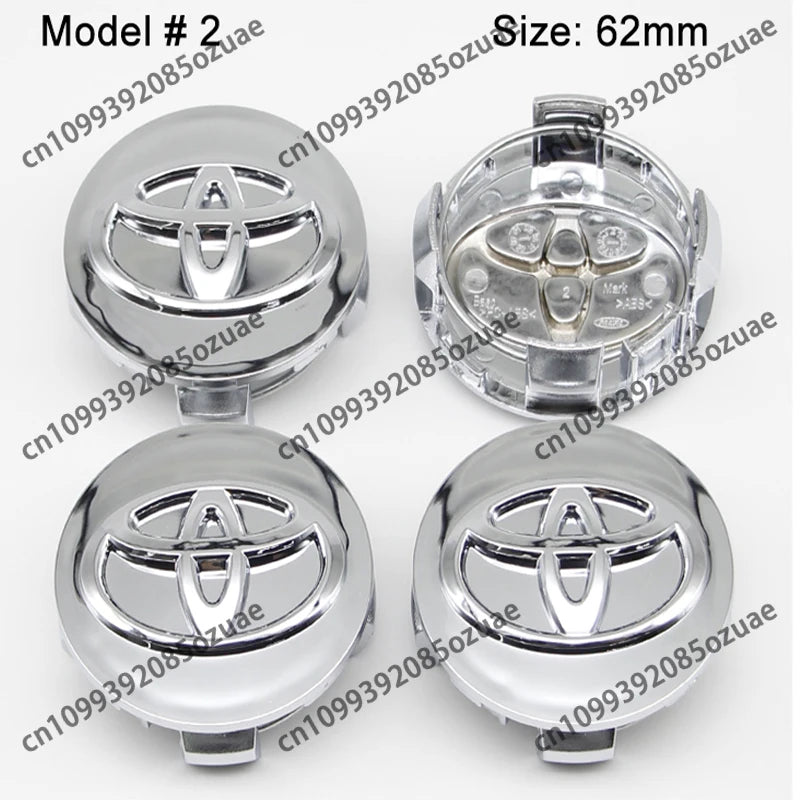 Toyota Wheel Center Hub Cap Stickers For Rav4 Yaris Camry