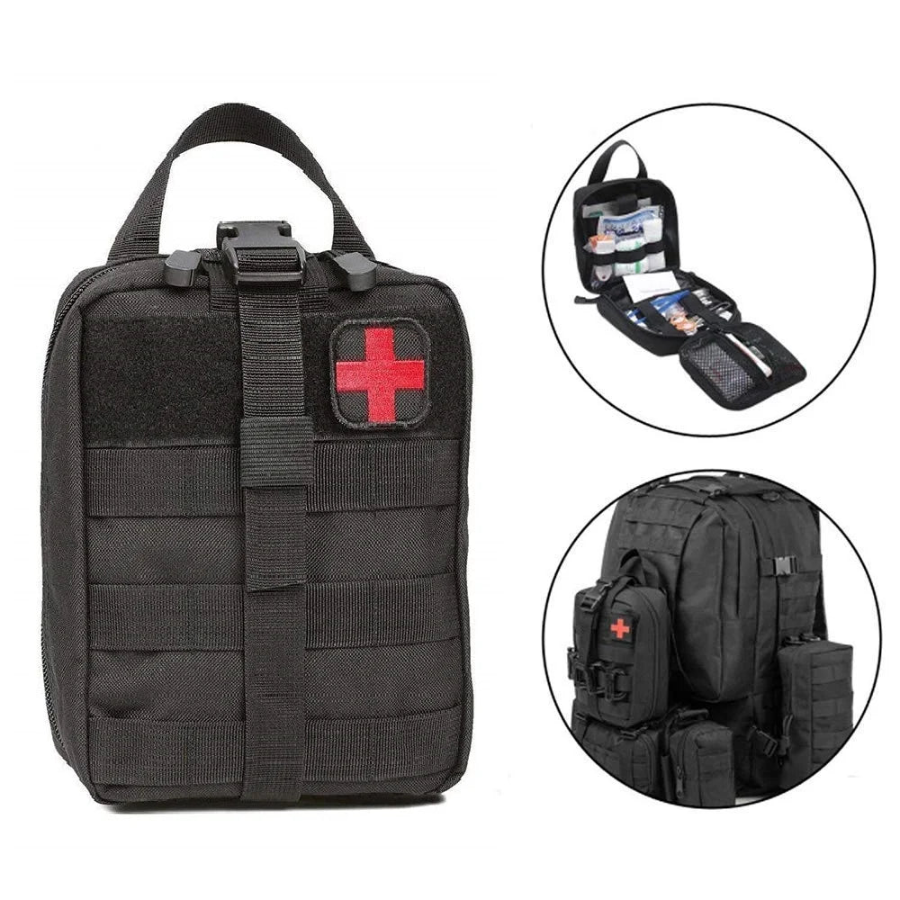 Outdoor Waterproof First Aid Kit Bag for Travel and Camping
