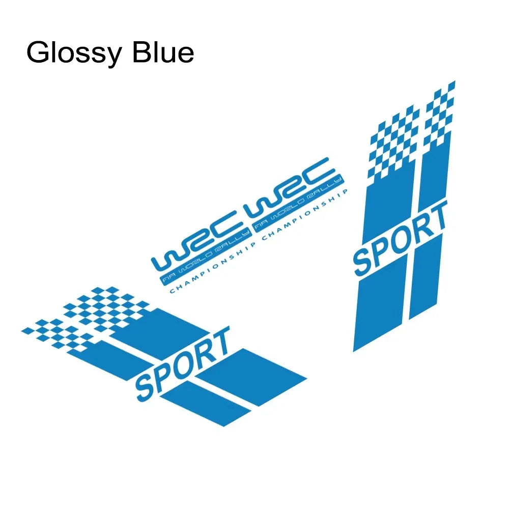 Car Both Side Body Sticker Stylish Auto Racing Sports Vinyl Film Decal For Ford Focus 2 3 MK2 MK3 Tuning Accessories