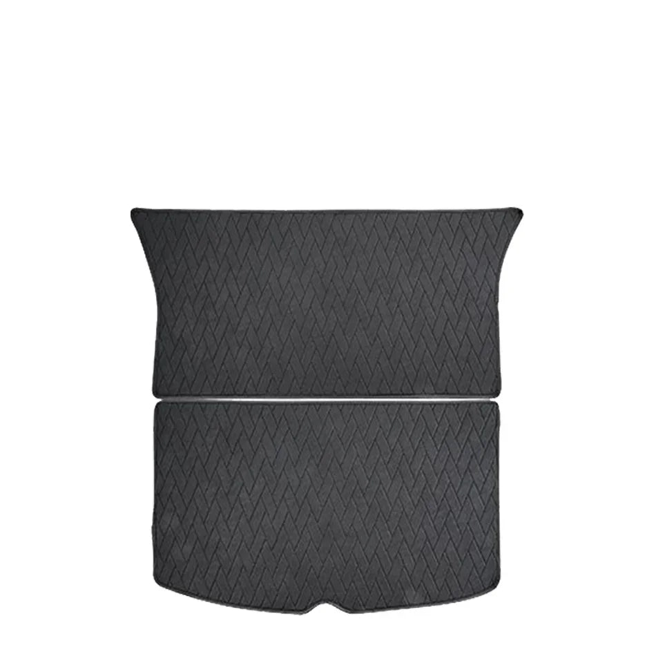 Leather Trunk Mats Waterproof Cargo Liner for Tesla Model Y by NovaAcc