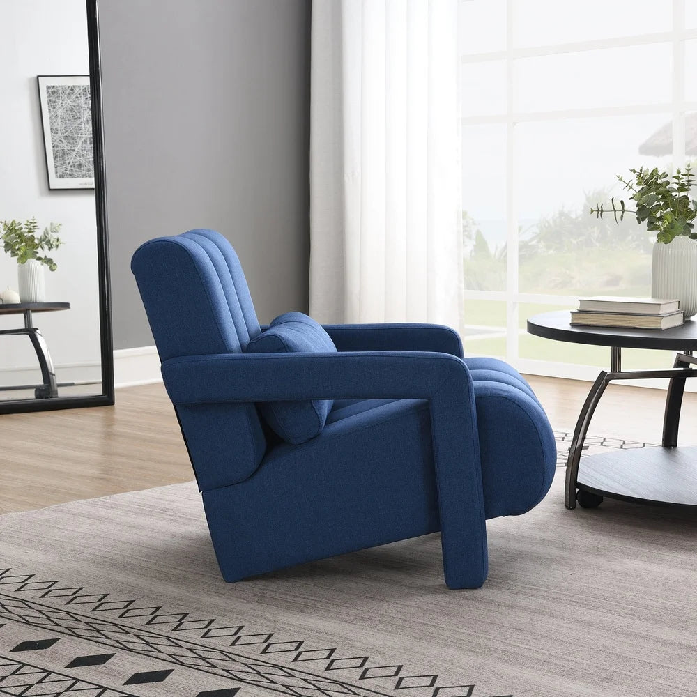 Modern Linen Upholstered Accent Chair for Cozy Living Spaces