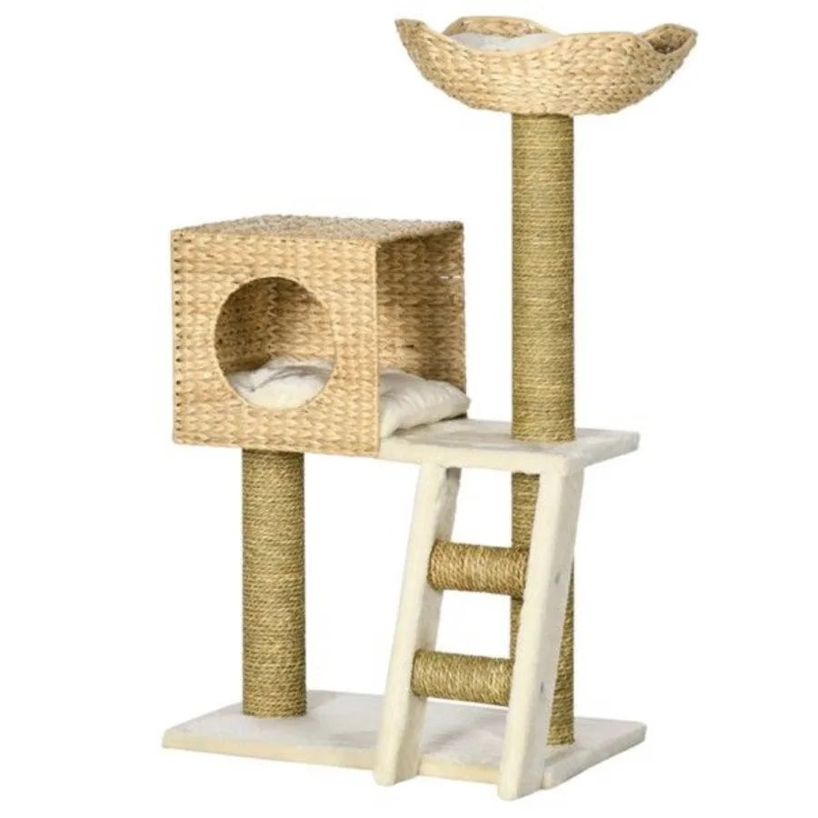 Luxury Cat Tree with Interactive Toys for Playful Kittens